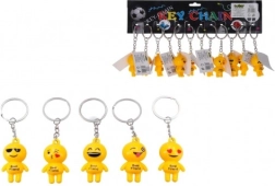 Pakabukas raktams su šypsenėle, metalas/plastikas, 9 cm