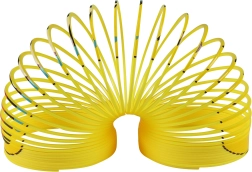 Magiška spyruoklė su šypsenėle – geltona antistresinė spiralė