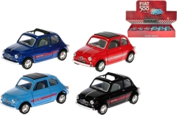 Metalinio automobilio modelis FIAT 500 1:24 su atbuline eiga