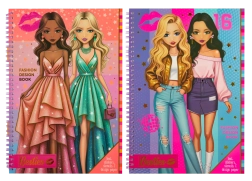 Kūrybinis sąsiuvinis mados dizainerėms Besties