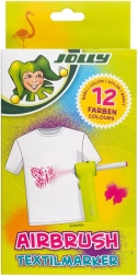 Replacement refills for textile airbrush
