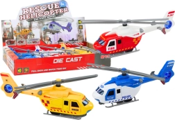 Metalinis gelbėjimo sraigtasparnis su frikcine pavara ir atidaromomis durimis