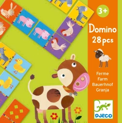 Djeco Domino Granja: vaikiškas edukacinis žaidimas su gyvūnais