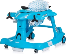 Vaikštynė Chipolino Airplane 3in1 mėlyna