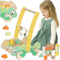 Classic World medinė vaikštynė „Chameleon“ su kaladėlėmis