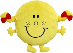 Pliušinė pagalvė LITTLE MISS SUNSHINE – didelė, švelni ir besišypsanti