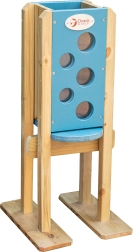 Medinis smėlio skydelis smėlio dėžei CLASSIC WORLD, geltonas, nuo 3 metų