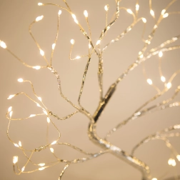 LED Tabletop Tree Decoration with Warm White Light