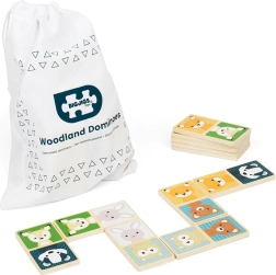 Wooden Domino Forest Animals
