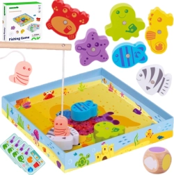Medinis magnetinis žvejybos žaidimas TOOKY TOY vaikams