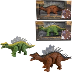 Battery-powered dinosaur with light and sound