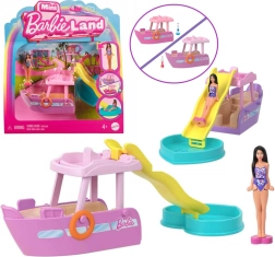 Mini valtis su čiuožykla ir baseinėliu MINI BARBIE LAND iš Mattel