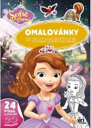 A4 spalvinimo knygelė su lipdukais „Sofija Pirmoji“