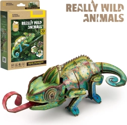CubicFun 3D dėlionė „National Geographic“ chameleonas, 63 dalys