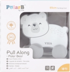 Medinis traukiamas žaislas Ledinis lokys