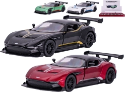 Metalinis automobilio modelis Aston Martin Vulcan 1:38 su atbulinės eigos mechanizmu Kinsmart