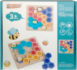 Wooden Educational Game Bees and Honeycombs