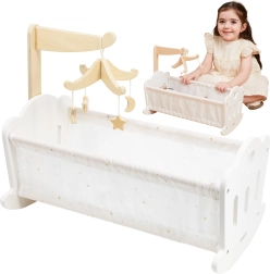 Medinė lėlių lopšys PolarB iš Viga