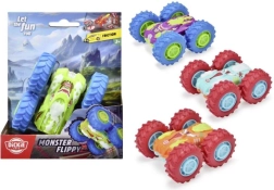 Kaskadinė inercinė mašinėlė „Auto Monster Flippy“, 10 cm, 4 spalvos/variantai