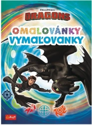 Spalvinimo knygelė Kaip prisijaukinti slibiną 20 × 27,5 cm