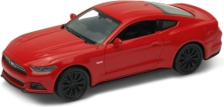 Welly Ford Mustang GT 2015 modelis 1:34 raudonas