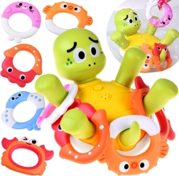 Interaktyvi maudynių vėžliukė su vandens fontanu