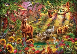 Dėlionė 1000 dalių ART PUZZLE magiškas miškas