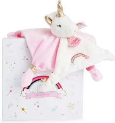 Doudou rožinis pliušinis migdukas Vienaragis
