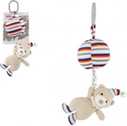 Pliušinis meškiukas su balionu – kabinamas žaislas 30 cm