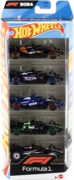 Hot Wheels Formula 1 – 5 metalinių automobiliukų rinkinys 1:64
