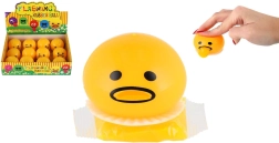 Antistresinis gniuždomas kamuoliukas „Smiley“ su gleivėmis, 5 cm