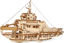 Ugears medinė mechaninė dėlionė vilkikas