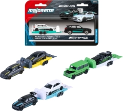 Majorette Mercedes-AMG su priekaba – metalinis modelis su judančiomis dalimis