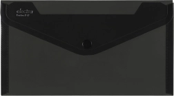 Pilkai metalinis vokučio tipo aplankas su spaude DL ELECTRA