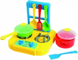 Dujinė viryklė su puodais PARTY WORLD