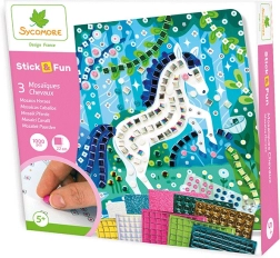 Stick & Fun mozaika – kūrybinis rinkinys vaikams (arkliukai)