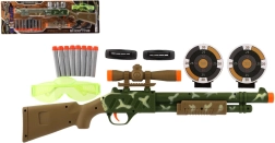 Plastikinis šautuvas su taikikliu ir putų šoviniais, 51 cm