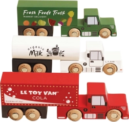 Le Toy Van medinių sunkvežimių rinkinys vaikams