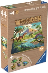 Ravensburger medinė dėlionė „Dinozaurai“, 44 detalės