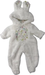 Triušio kombinezonas lėlėms 40–43 cm