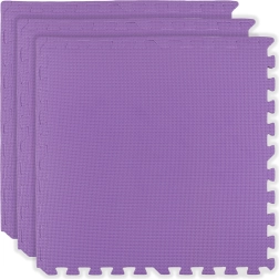 Humbi foam floor mat 180 × 60, large waterproof foam puzzle, safe, 3 pcs, purple