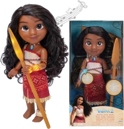 Disney Princess dainuojanti lėlė MOANA su tatuiruote ir irklu 35 cm