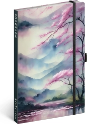 NOTIQUE linijuotas užrašų knygutė sakura 13 × 21 cm