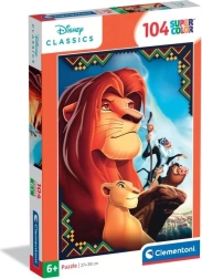 Clementoni dėlionė 104 Super Color – Liūtas karalius
