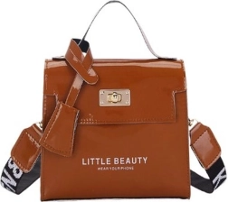 Brown crossbody handbag