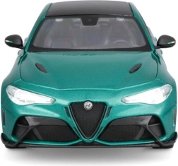 Automobilio modelis Bburago Alfa Romeo Giulia GTA 1:18 žalios metalinės spalvos