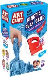 ART CRAFT kinetinis smėlis 500 g – Mėlyna