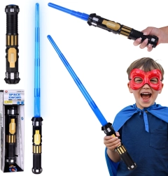 Išskleidžiamas šviesos kardas su geležte ir garso efektais