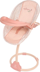 DeCuevas daugiafunkcė valgomosios kėdutė ir sūpynės lėlėms 3 viename Tulipe