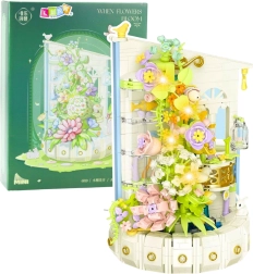 Konstruktorius Gėlių Bokštas su LED šviesa